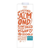 M&S Plant Kitchen Sweetened Almond Drink Milk Alternative 1L