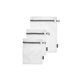 Brabantia Wash Bags White Mesh Laundry Bags Set of 3