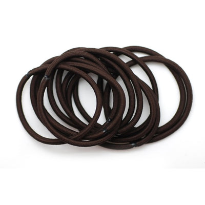 Basicare Brown Thick Snag Free Hair Elastics