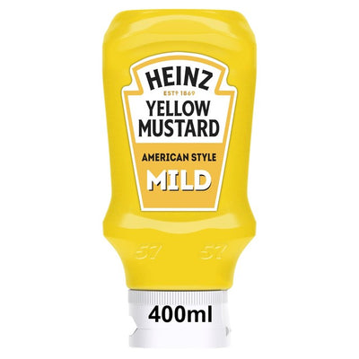 Heinz American Style Yellow Mustard Mild 400ml