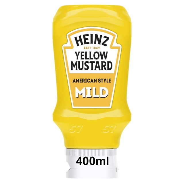 Heinz American Style Yellow Mustard Mild 400ml, UK version