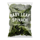 M&S Spinach Washed & Ready to Eat Baby Leaf 120g