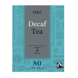 M&S Fairtrade Decaffeinated Tea Bags 80 Teabags