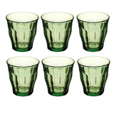 Duralex Picardie Jungle Green Tumbler Glasses 250ml