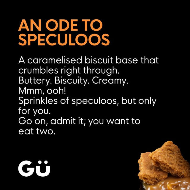 Gu speculoos cheesecake 2 x 82g ramekins, UK version
