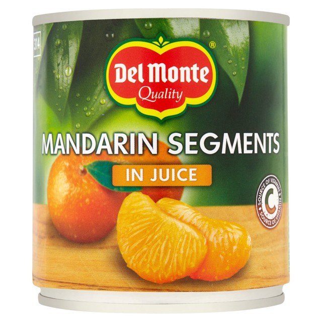 Del Monte mandarin oranges whole segments in juice 175g - British product