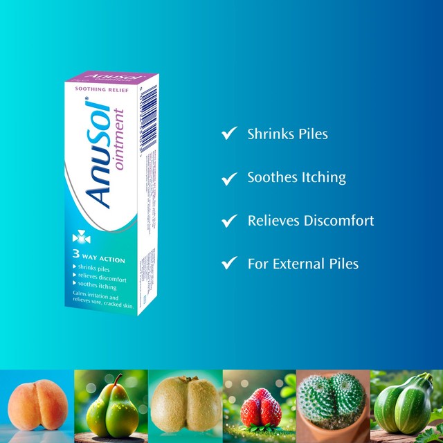 Anusol haemorrhoid relief ointment 25g - British product