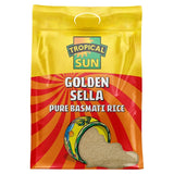 Tropical Sun Golden Sella Parboiled Basmati Rice 5kg (British brand)