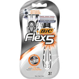 BIC Flex 5 disposable razors 3-pack - British product