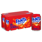 Fanta Zero Fruit Twist sugar free fizzy drink 8x330ml cans - British product