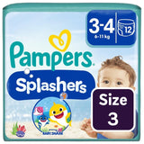 Pampers Splashers Disposable Swim Nappies Size 3-4 (6-11kg)