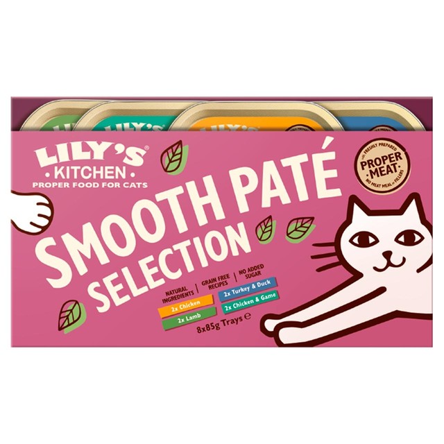 Lily's Kitchen cat pate selection multipack 8 x 85g, UK version
