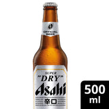 Asahi Super Dry lager 500ml - British product