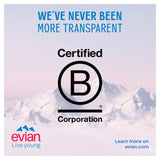 Evian still mineral water 6 x 500ml bottles - British product