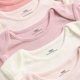 M&S pink baby sleepsuit 9-12 months, imported from the UK