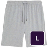 M&S Mens Autograph Pima Cotton Pyjama Shorts L Grey Marl