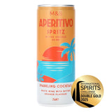 M&S Aperitivo Spritz Bitter Orange Flavour Wine Based Cocktail Drink 250ml