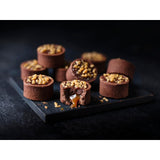 M&S mini chocolate and Guerande sea salt caramel tarts 184g, imported from the UK
