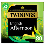 Twinings English Afternoon Tea Black Tea Bags 80 (British brand)