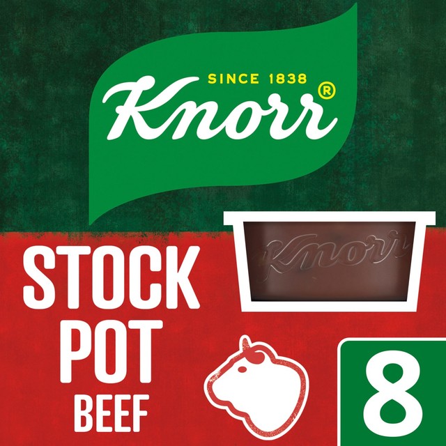 Knorr beef stock pots 8 x 28g, UK version