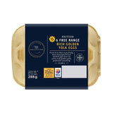M&S Free Range Golden Yolk Brown Eggs 6 pack, imported from the UK