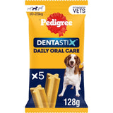 Pedigree Dentastix Medium dog dental treats 5 sticks, imported from the UK