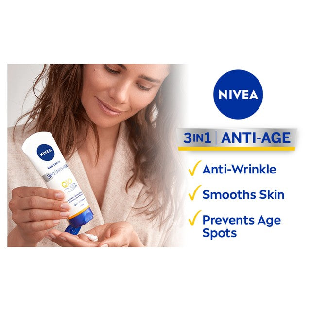 Nivea Q10 Anti-Age Hand Cream 100ml, imported from the UK