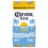 Corona Cero Alcohol-Free Lager Beer Bottles 4 x 330ml