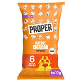 Propercorn Mature Cheddar Cheese Popcorn Multipack 6x10g