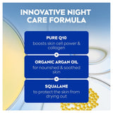 Nivea Q10 Power Anti-Wrinkle 60+ Night Cream 50ml, imported from the UK