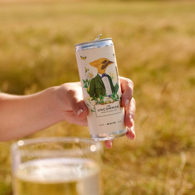 The Uncommon English White Wine Can 250ml (British brand)