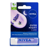 Nivea Overnight Lip Balm Lavender 4.8g, imported from the UK