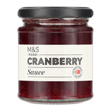Traditional M&S Cranberry Sauce 200g jar, imported from the UK