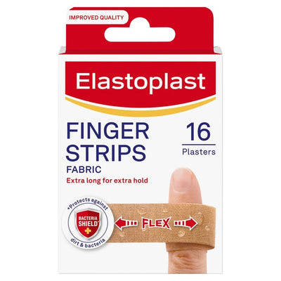 Elastoplast Finger Strips Extra Flexible Plasters 16s