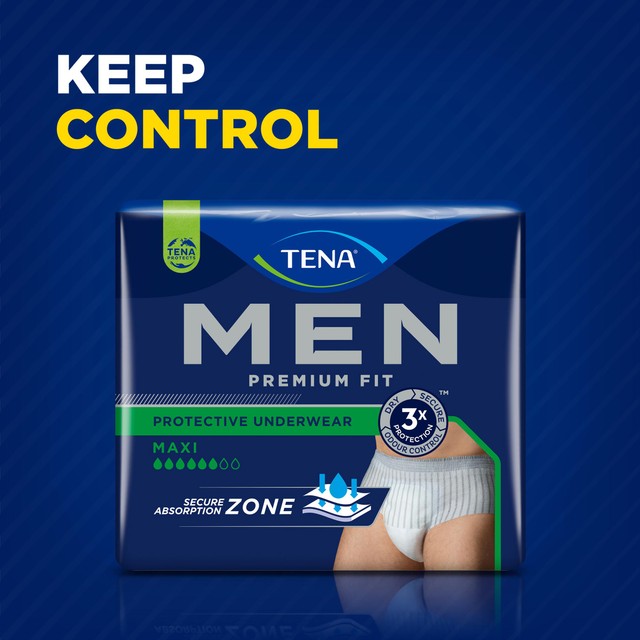 TENA Men Premium Fit Incontinence Pants Large (British brand)