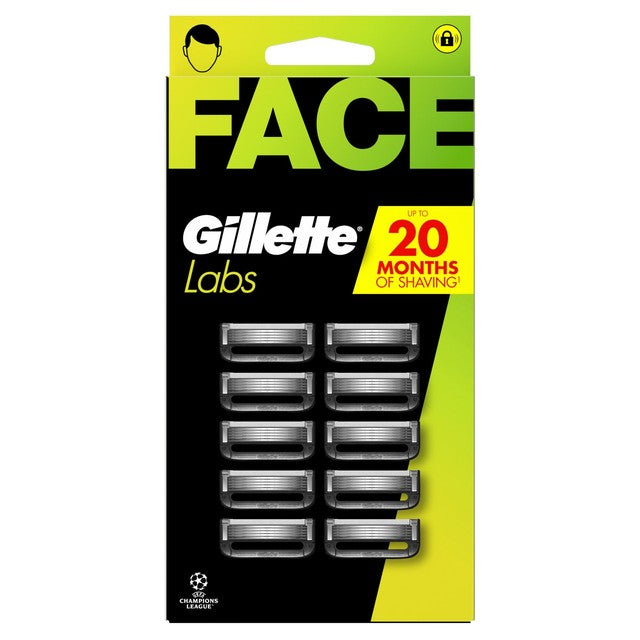Gillette Labs universal blade refill cartridge 10 pack, UK version