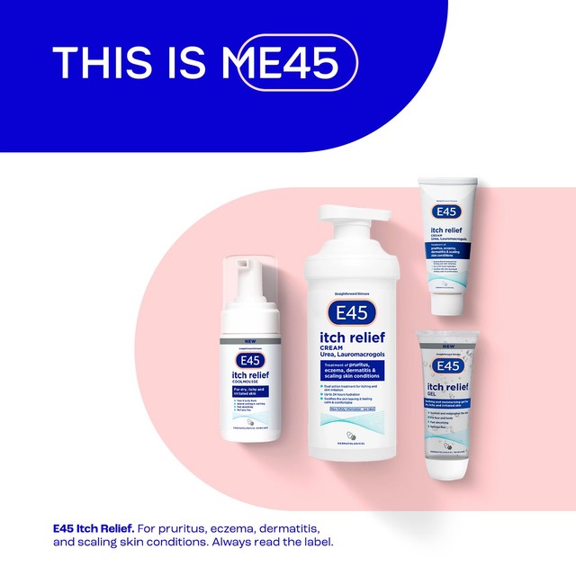 E45 Itch Relief Cream 50g - British product
