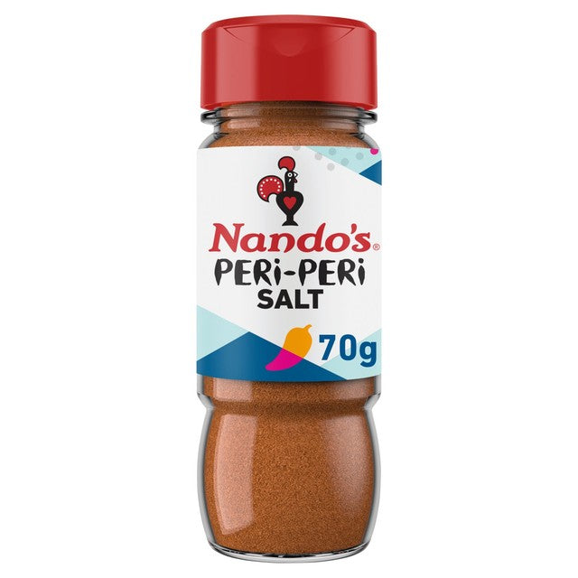Nando's Peri-Peri Spiced Salt 70g, imported from the UK