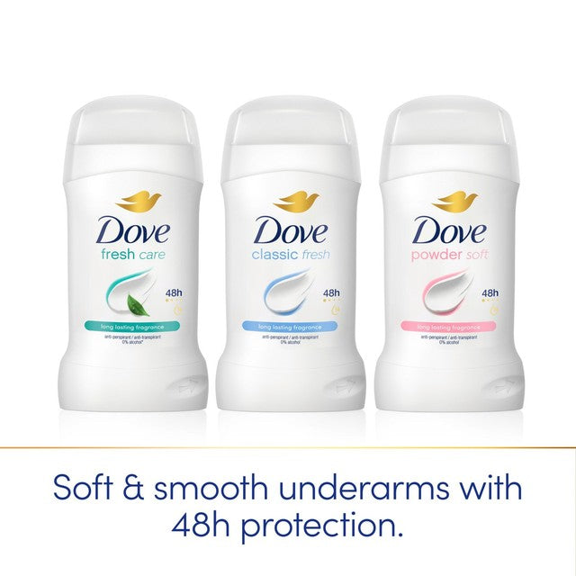 Dove Powder anti-perspirant deodorant stick 50ml - British product