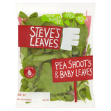 Steve's Leaves pea shoots and baby leaves mix 60g (British brand)