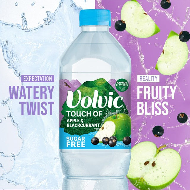Volvic apple and blackcurrant flavoured water 1.5L (British brand)