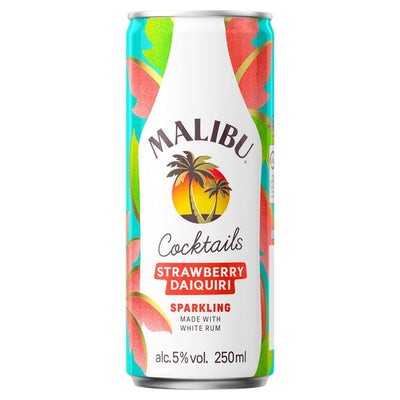 Malibu Strawberry Daquiri Canned Cocktail 250ml
