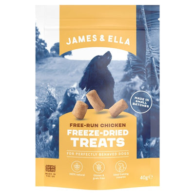 James & Ella Freeze-Dried Raw Chicken Dog Treats 40g
