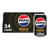 Pepsi Max No Caffeine Sugar-Free Caffeine-Free Cola 24 x 330ml