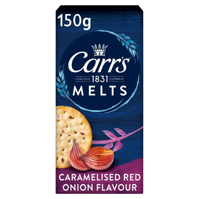 Carr's caramelised red onion crackers 150g - British product