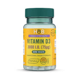 Holland & Barrett Vitamin D 3000 IU 75ug Dietary Supplement 120 Tablets
