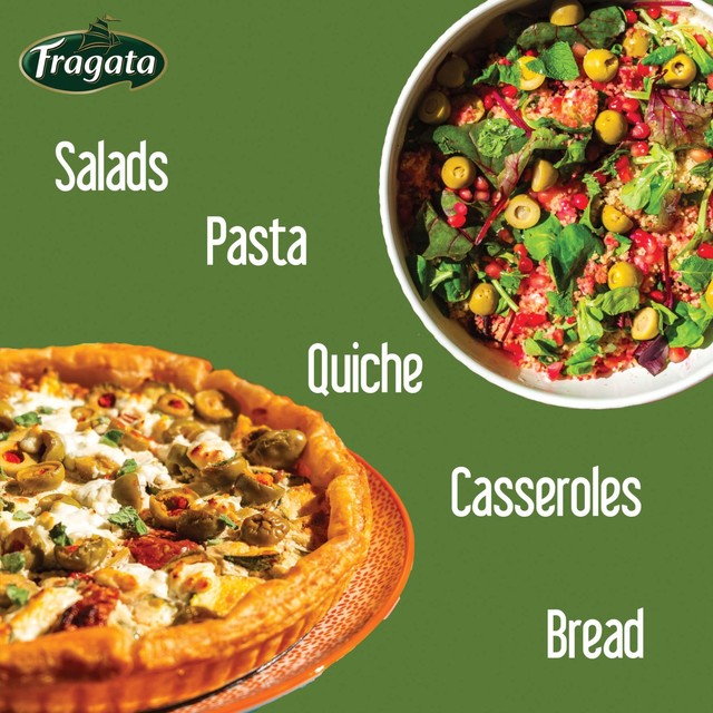 Fragata green olives filled with garlic 350g - British product