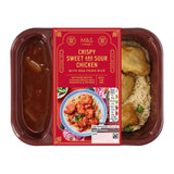 M&S Battered Sweet & Sour Chicken meal 400g, imported from the UK