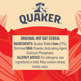 Quaker original porridge pot 60g, imported from the UK