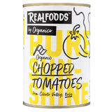 Realfoods Organic Chopped Tomatoes Tinned Tomatoes 400g